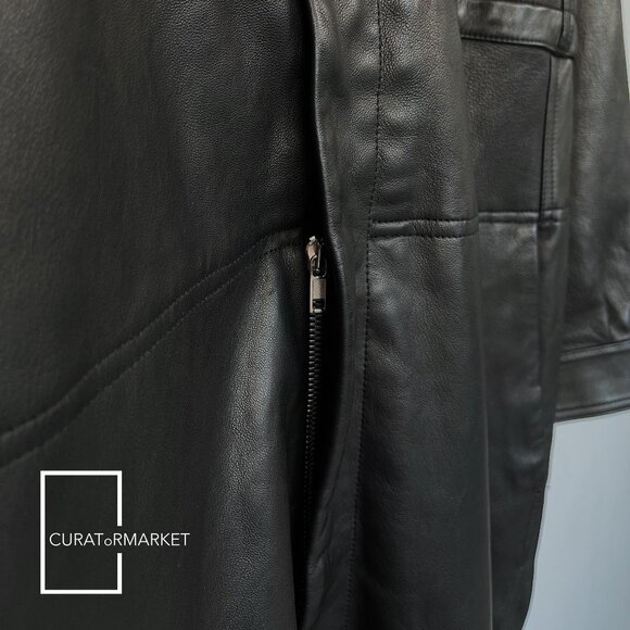 Rick Owens: EU48 GRAIL Runway Sample Leather Tommy Flightsuit SS23 EDFU - Picture 6 of 16